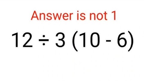 12 ÷ 3 (10-6) Het antwoord is niet 1. Kun je deze wiskundetoetsopgave uit Oekraïne oplossen? #wis...