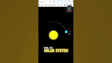 I Built a Solar System Using Only HTML & CSS