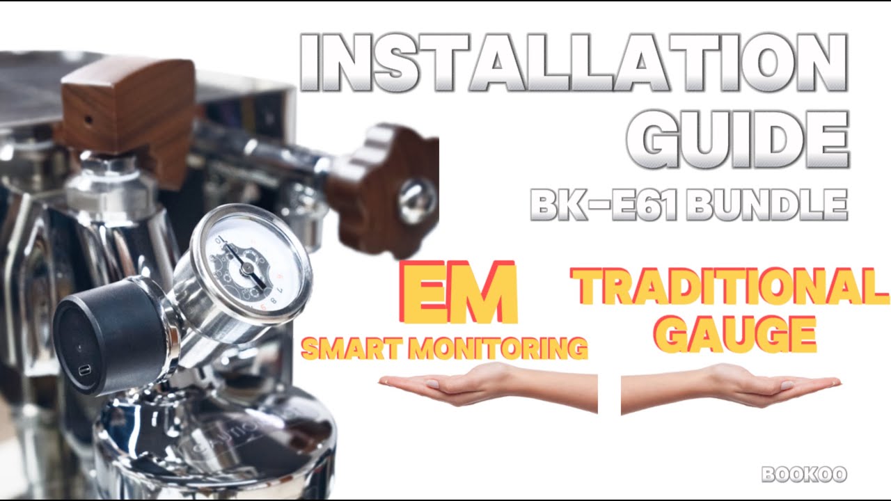 E61 Espresso Machine • Dual Pressure Monitoring Made Easy 🔧 BOOKOO EM Splitter Installation Guide