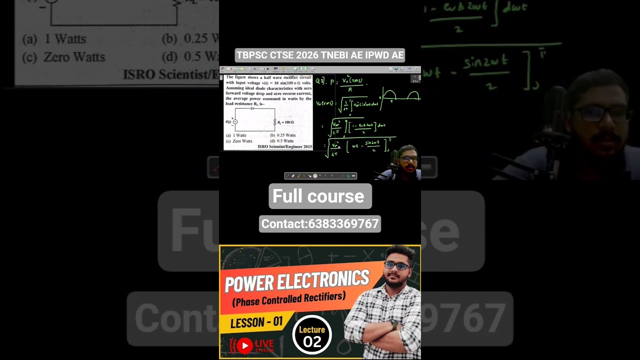 TNPSC CTSE 2026 - power electronics # 8#Shorts # gate #tnpscctse #tnpscae#tnebae