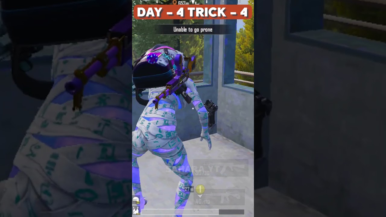 Easy Kills & Conqueror Push Hiding Place | Day 4 - Trick 4 #shorts #short #bgmi