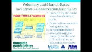 Rural Land Management Tools: Conservation Easements