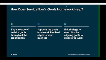 Goals Framework