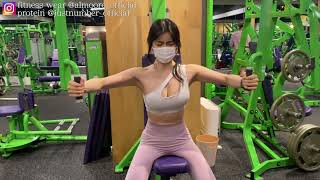 Japanese Hottest Fitness Girl Shibuya Yuri gym