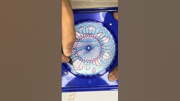 Spirography. New design. #asmr #art #spirograph #spirographdrawing #relaxing #spirographasmr #shorts