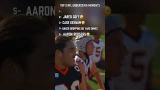 Best NfL players going undercover moments!?🔥🤣 #nflfootball #footballshorts #shorts