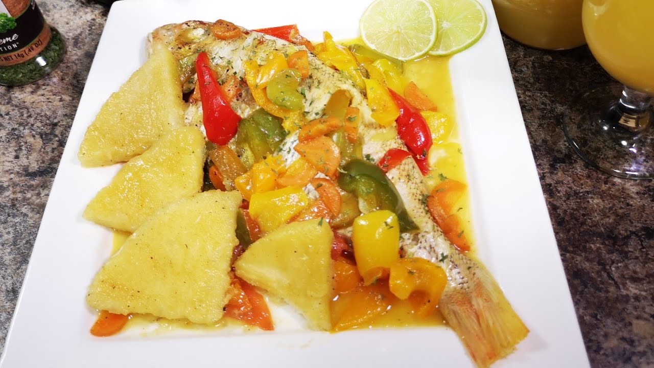 Jamaican Steamed Fish And Bammy YouTube