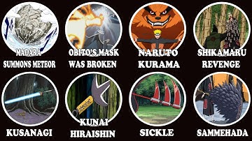 Tất Cả Các Vũ Khí Và Những Khoảnh Khắc BIỂU TƯỢNG Trong Naruto Giải Thích Trong 35 Phút