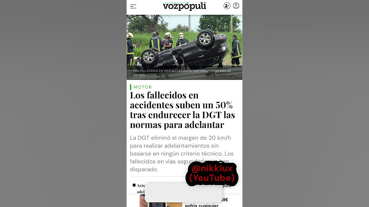 The DGT eliminates the 20% margin for overtaking and deaths increase by 50%.