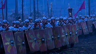 【小明】经典史诗大片，罗马军团对战野蛮人军团，骑兵重甲步兵联合攻击
