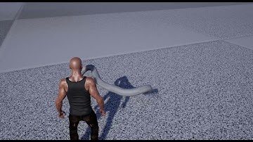 UE4 Skeletal mesh cable