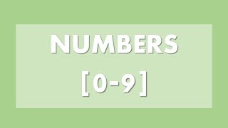 Sudanese Arabic Numbers 0 - 9