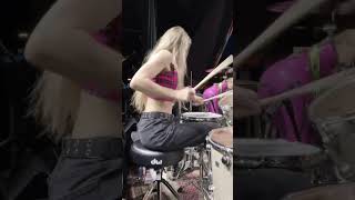 Drummer’s cymbal falls off