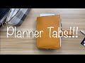 My Planner Tabs