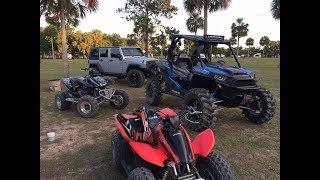 Family ATV Camping Trip Ocala National Forest & Salt Springs