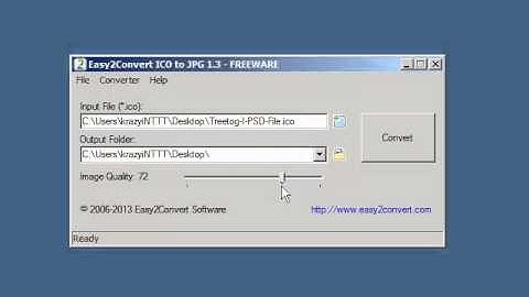 Easy2Convert ICO to JPG video demo