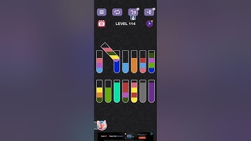 #level114 Water Colour Sort Puzzle Game Tricks #viral #games #shorts #video 🔥