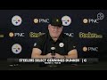 Steelers select G Gennings Dunker (R3, P96) | James Campen 2026 Post-Pick Press Conference
