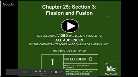 Pearson Chapter 25: Section 3: Fission and Fusion