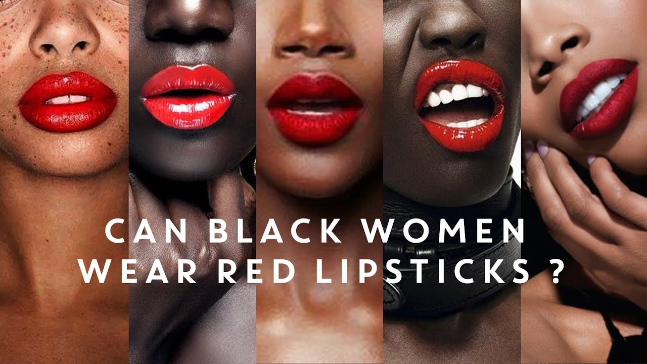 At placere Tag ud Bil 5 TOP Red Lipsticks for Black Women / Pelle Scura | Dark Skin Edition ♡ -  YouTube