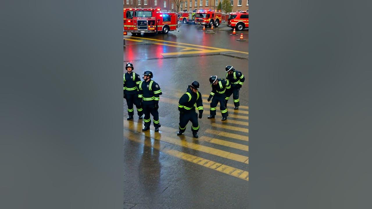 🇩🇰 Danish Firefighters Dance – Blurred Lines | Epic Rescue Groove in Action