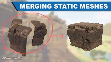 Unreal Engine 4.27 Merging Meshes Easy! Tutorial | Unreal Engine | UE4 Tutorials