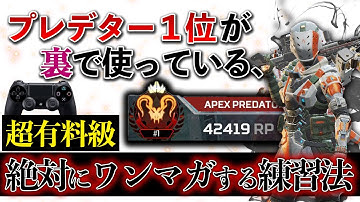 【1人でも可能】プレデター１位維持者が断言する「1番効く練習法」とは！？【PAD】