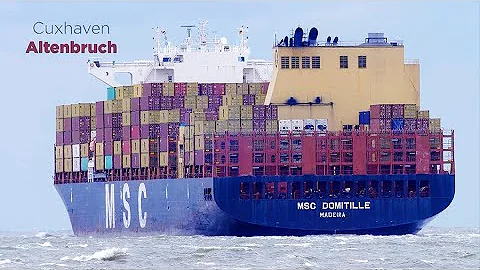 CUXHAVEN ALTENBRUCH 4K | 45 Minutes of Epic Ship Spotting – Container Ships, Tankers & More!