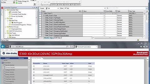 E300 Electronic Overload Relay - Using the Web Server to Examine a Phase Loss
