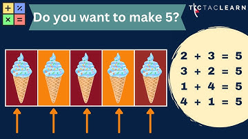 Getting to 5 by filling boxes | Counting | Number Sense | Fun with Gaffy | TicTacLearn