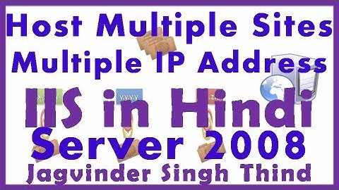✅ How to use multiple ip addresses to Host Multiple Web Sites on Single Server on IIS