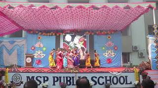 Odia Dance-Class 7 Girls  @MSP Public School Annual Day Celebration 2025-26
