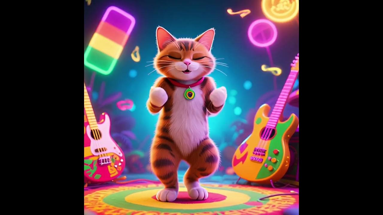 Papah Ailopyu, Mamah Ailopyu Tu 🎸🐾✨ #LaguAnak #KucingPunkRock #Vibes #Animasi3D #MusikCeria