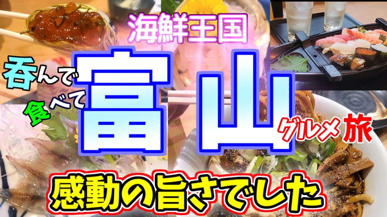 【富山グルメ旅】ホタルイカに白エビ！１泊２日で思う存分海鮮を堪能した田舎者ふたり…。