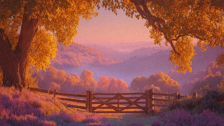 a playlist for slow mornings in a sunlit autumn cottage