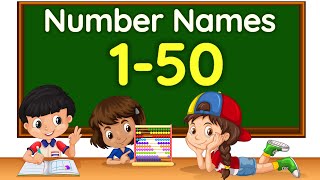 Number names | Number Names 1-50| Number spelling | Learn Numbers |Number 1-50 | #numbername #number