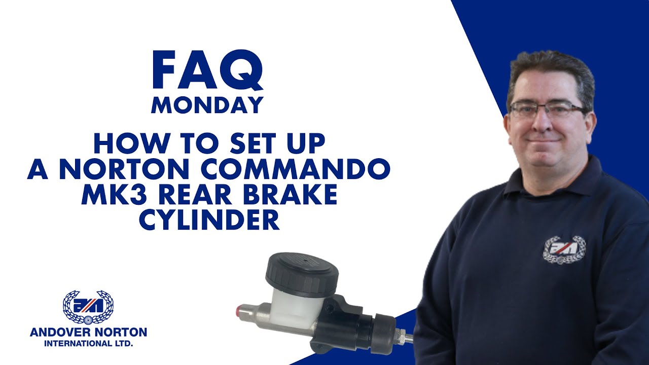 FAQ Monday - Setting Up A Norton Commando MK3 Rear Brake Cylinder