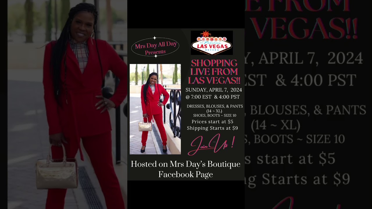 Come shop 🛍️with me in Mrs DAY’s Boutique, Sunday @ 