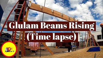 glulam beam #timelapse at #constructionschool #tradeschool