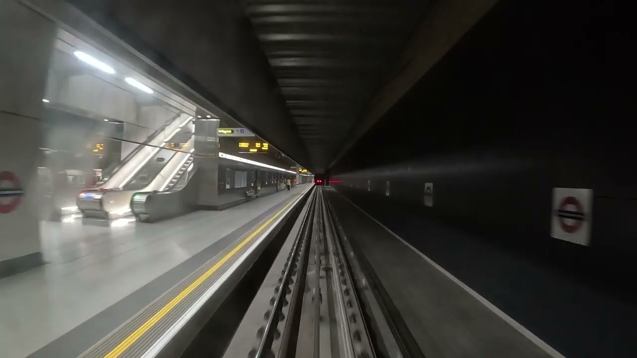 London Underground New extension drivers eye view