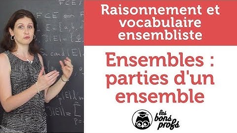Ensembles : parties d