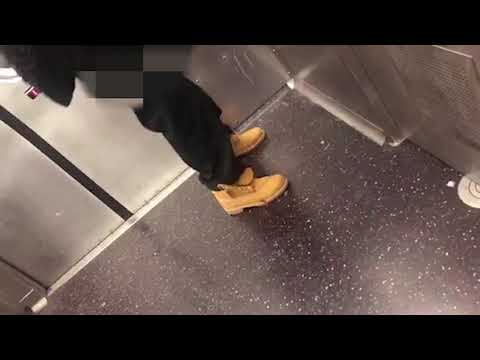 Disturbing video shows pervert in the act on subway