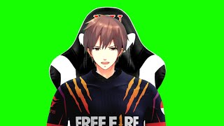 ANIME 2D X Baju Gaming FF Greenscreen Facerig #Nocopyright 720p screenshot 2