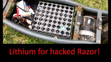 Lithium Update on the Hacked Big Motor Razor Electric Scooter
