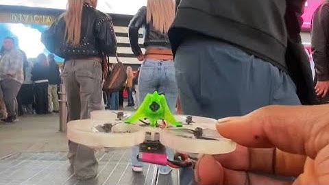 Tinywhoop in Times Square