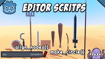 An easy way to change your scenes | Godot editor scripts