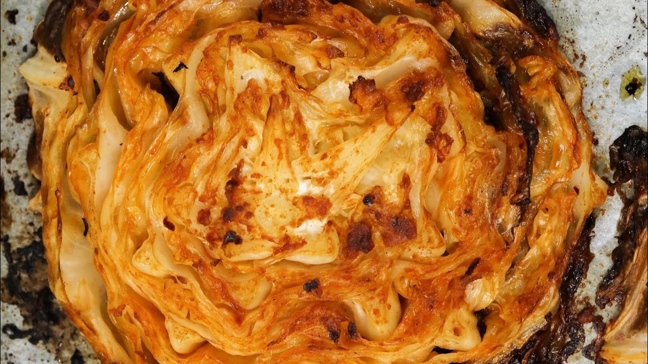 ROASTED CABBAGE STEAKS How to make roasted cabbage steaks YouTube