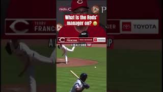 Reds’ Manager says “Big Balls” mid-interview 😭 #cincy #mlb #reds #manager #elly #cincinnati