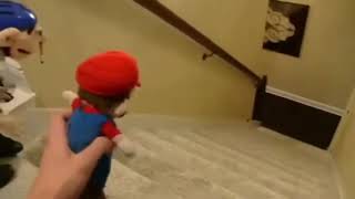 Jeffy yeets the safe down the stairs!!