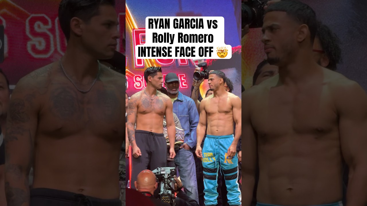 Garcia vs Romero INTENSE FACE OFF 🤯 